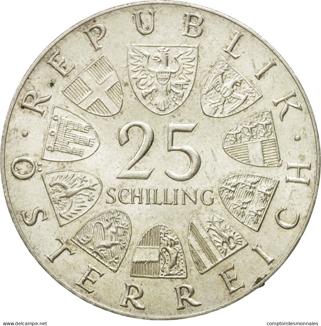 Monnaie, Autriche, 25 Schilling, Undated (1973), TTB+, Argent, KM:2915 - Autriche