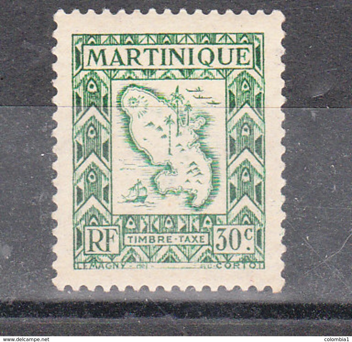 MARTINIQUE YT  TAXE 28  Neuf ** - Timbres-taxe