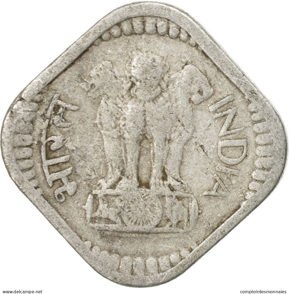 Monnaie, INDIA-REPUBLIC, 5 Paise, 1968, TB, Aluminium, KM:18.2 - Inde