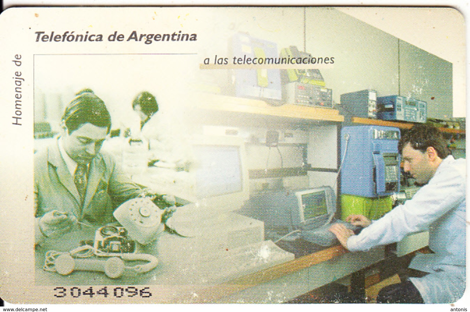 ARGENTINA(chip) - Telecommunications, Telefonica Telecard(C 7), Used - Argentina