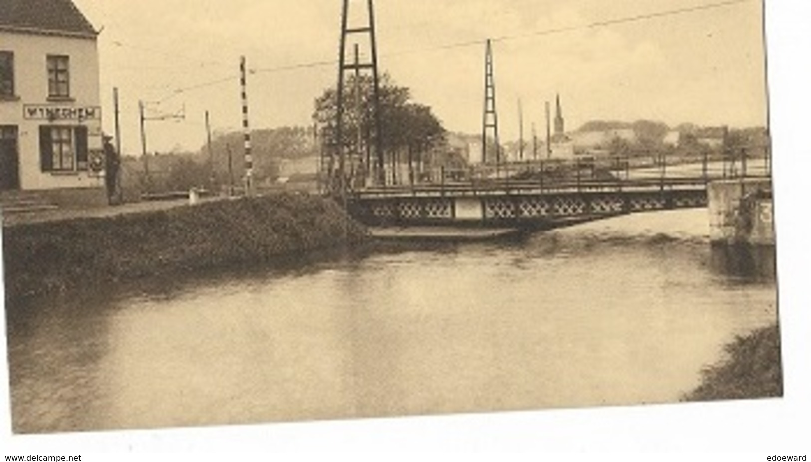 WA/  WIJNEGEM  DE VAART EN BRUG    ONBESCHREVEN - Wijnegem