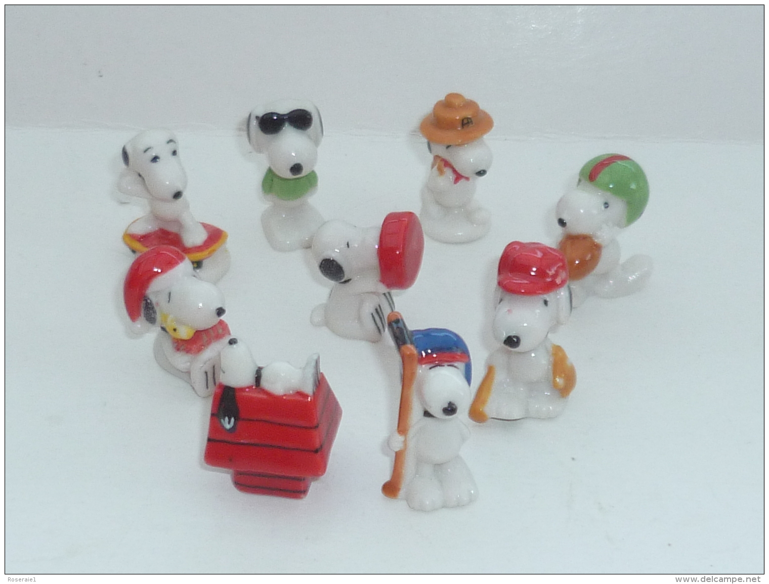 FEVE SNOOPY, LOT DE 9 - Cartoons