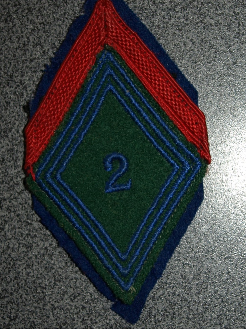 ECUSSON  GRADE 1 CLASSE  2 REGIMENT - Ecussons Tissu