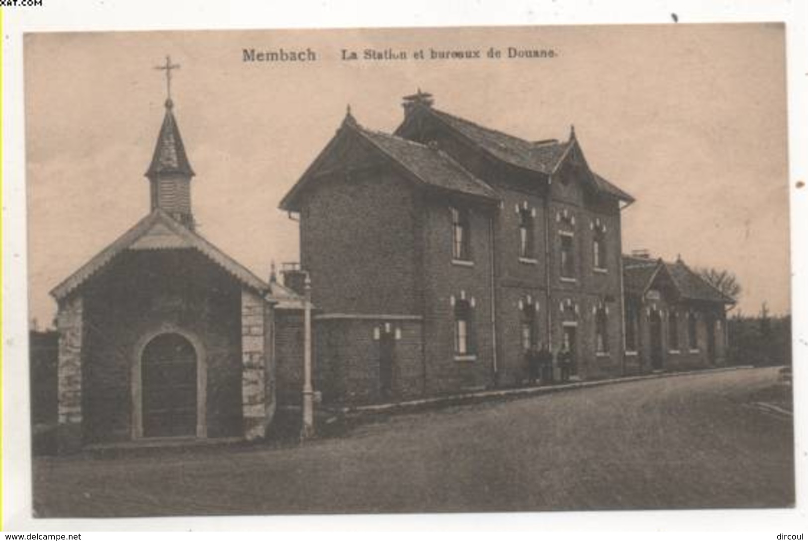 38857 -   Membach  La  Station  Et Bureaux De Douane - Baelen