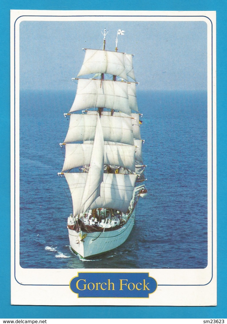 Schiffspost -  " Gorck Fock " - St.Petersburg - Postkarte - Post