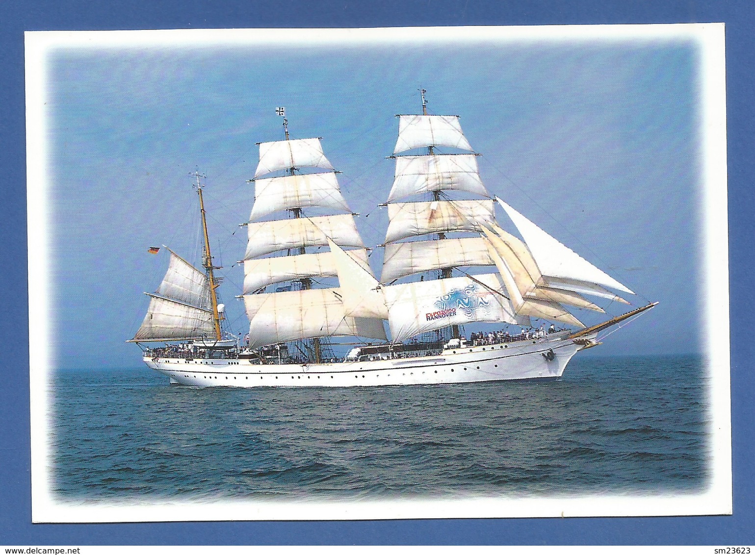 Schiffspost -  " Gorck Fock " - St. Petersburg - Postkarte - Post
