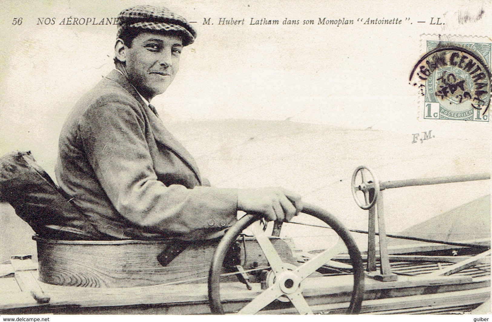 Aeroplane Mr Hubert Latham Monoplan Antoinette - Airmen, Fliers