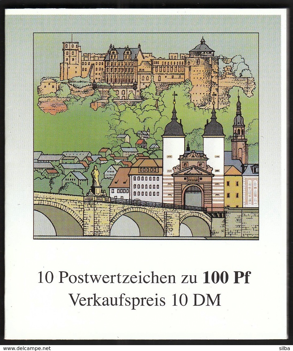 Germany 1996 / Heidelberg Heiliggeist-Kirche / Church / Markenheftchen, Booklet, Carnet MNH - Altri & Non Classificati
