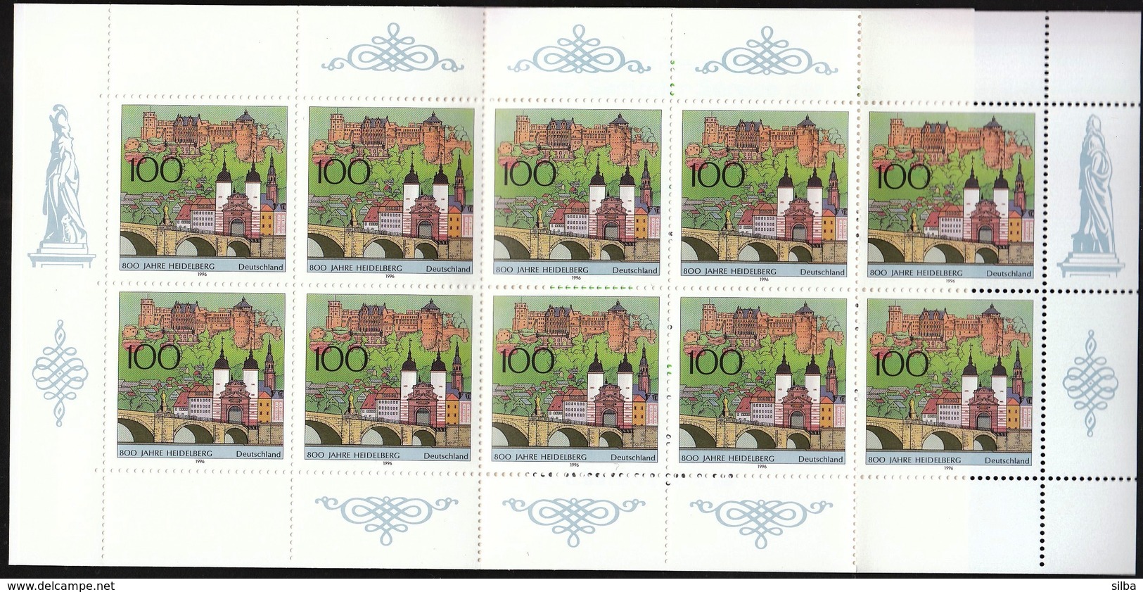 Germany 1996 / Heidelberg Heiliggeist-Kirche / Church / Markenheftchen, Booklet, Carnet MNH - Altri & Non Classificati