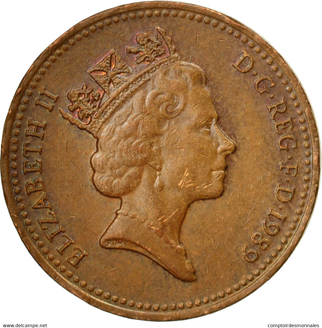 Grande-Bretagne, Elizabeth II, Penny, 1980, TTB, Bronze, KM:935 - 1 Penny & 1 New Penny