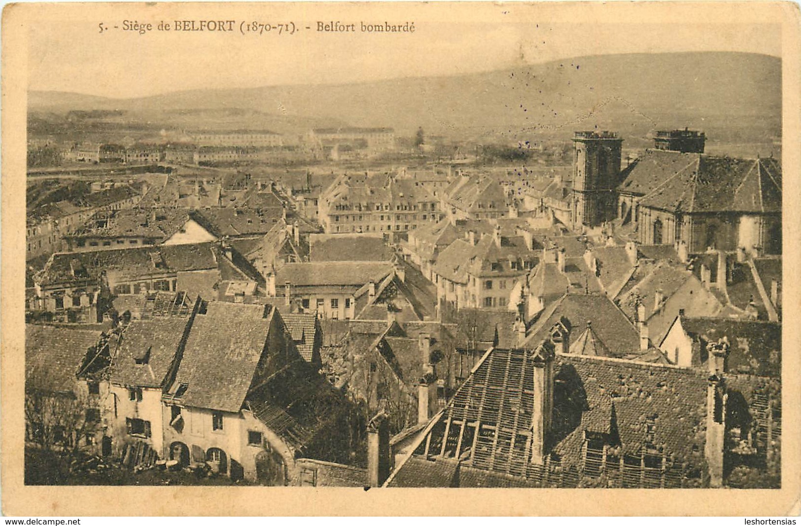 SIEGE DE BELFORT 1870 71  BELFORT BOMBARDE - Belfort – Siège De Belfort