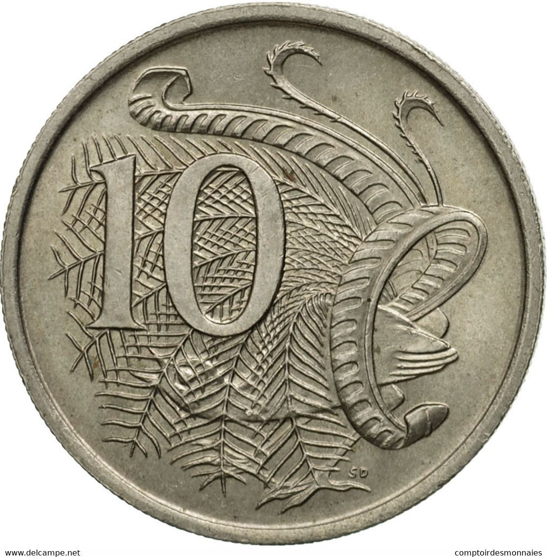 Australie, Elizabeth II, 10 Cents, 1966, TTB+, Copper-nickel, KM:65 - 10 Cents