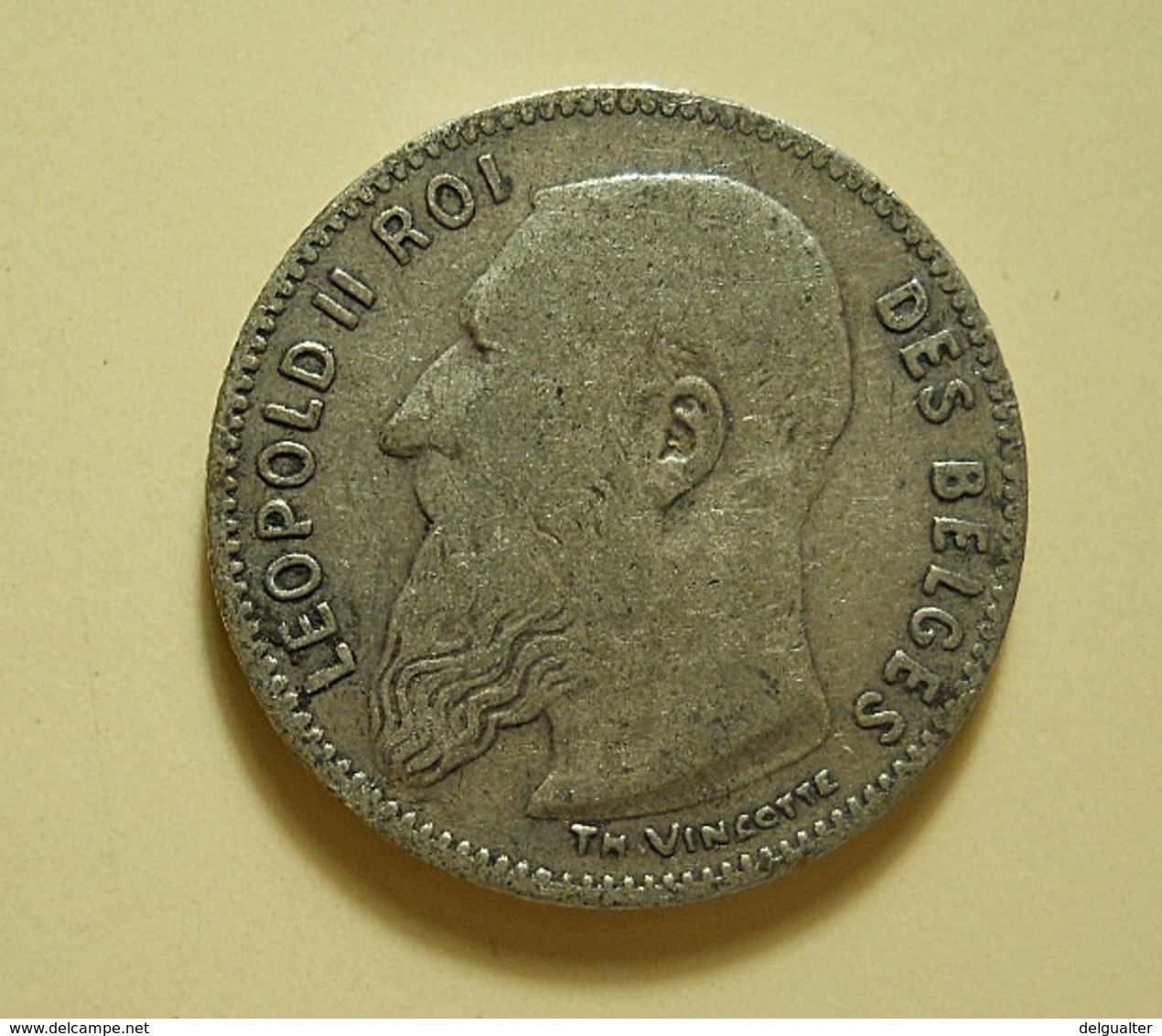 Belgium 50 Centimes 1907 Silver - 50 Cents