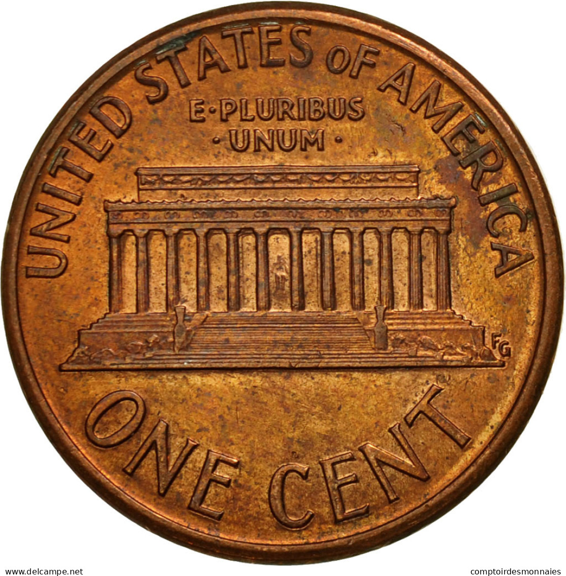 États-Unis, Lincoln Cent, Cent, 1991, U.S. Mint, Philadelphie, TTB+, Copper - 1909-1958: Lincoln, Wheat Ears Reverse