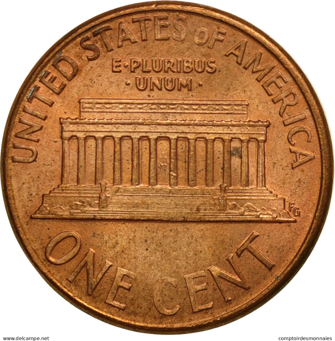 États-Unis, Lincoln Cent, Cent, 1990, U.S. Mint, Denver, TTB+, Copper Plated - 1909-1958: Lincoln, Wheat Ears Reverse