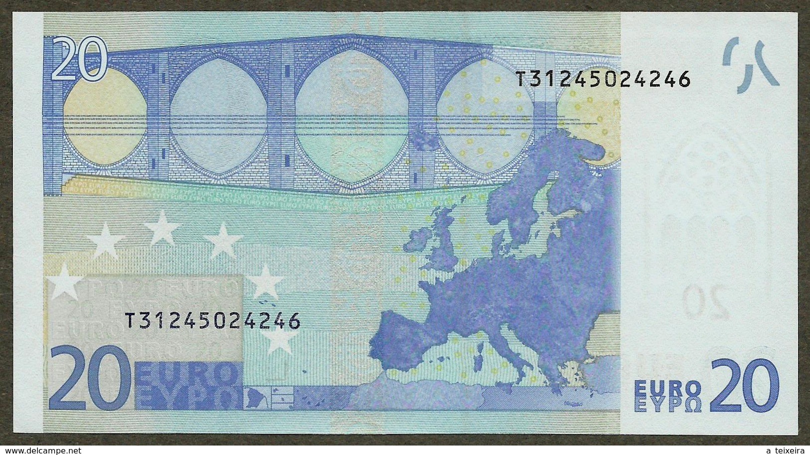 Ireland - T - 20 Euro - H002 - T31245024246 - Duisenberg - UNC - 20 Euro