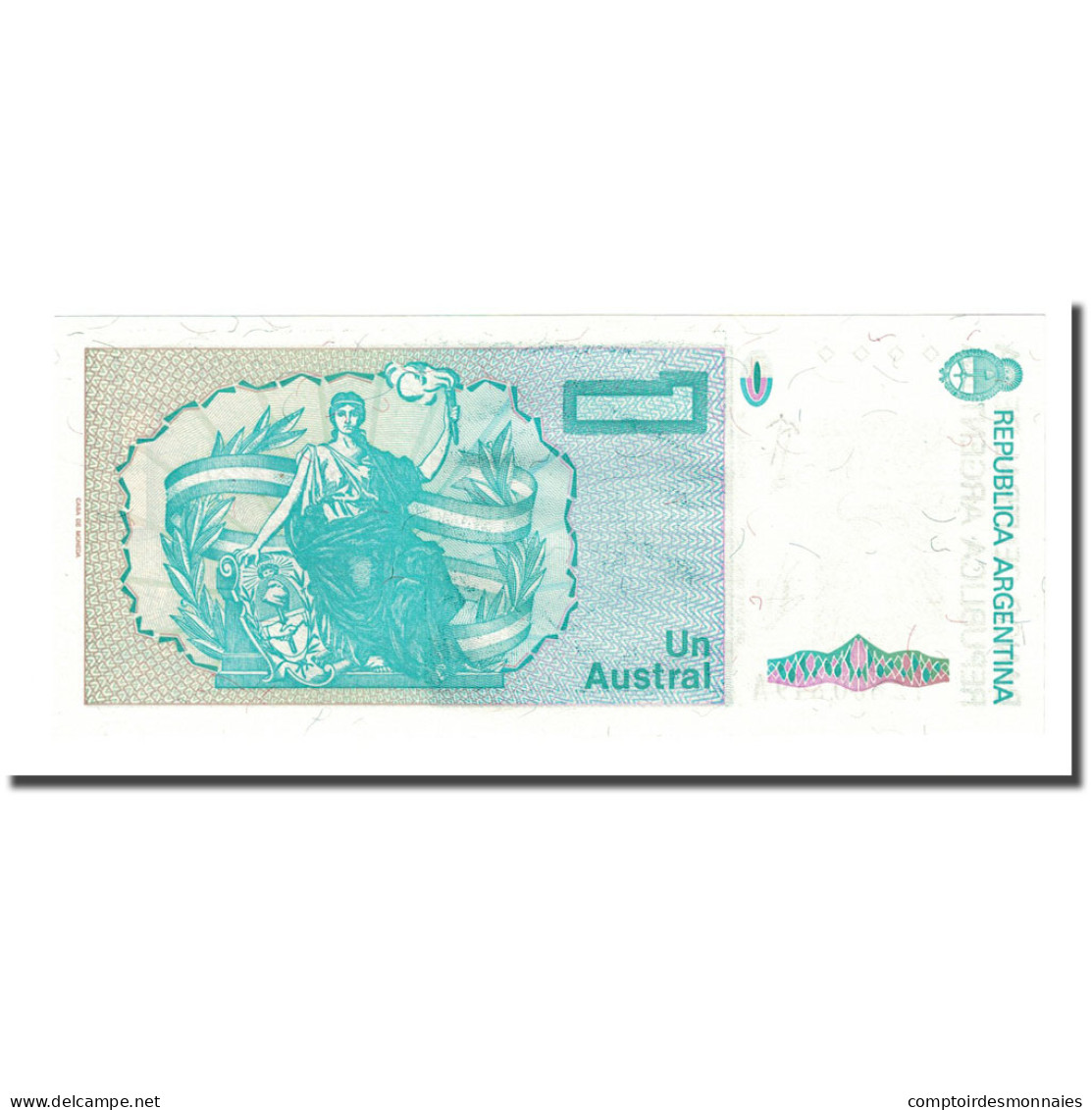 Billet, Argentine, 1 Austral, Undated (1985-89), KM:323a, NEUF - Argentine