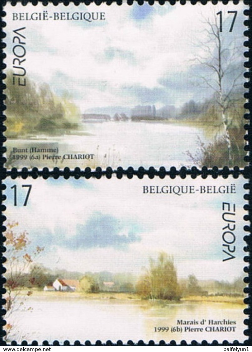 Belgium 1999  CEPT  National Parks 2V - 1999