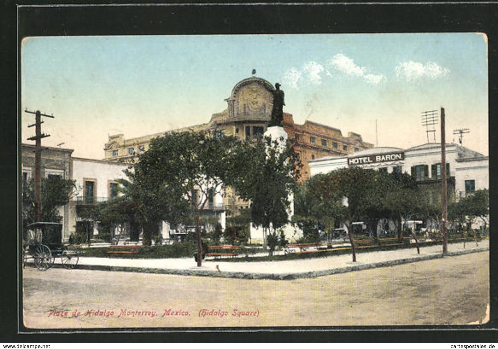 CPA Monterrey, Plaza De Hidalgo / Hidalgo Square - Mexique