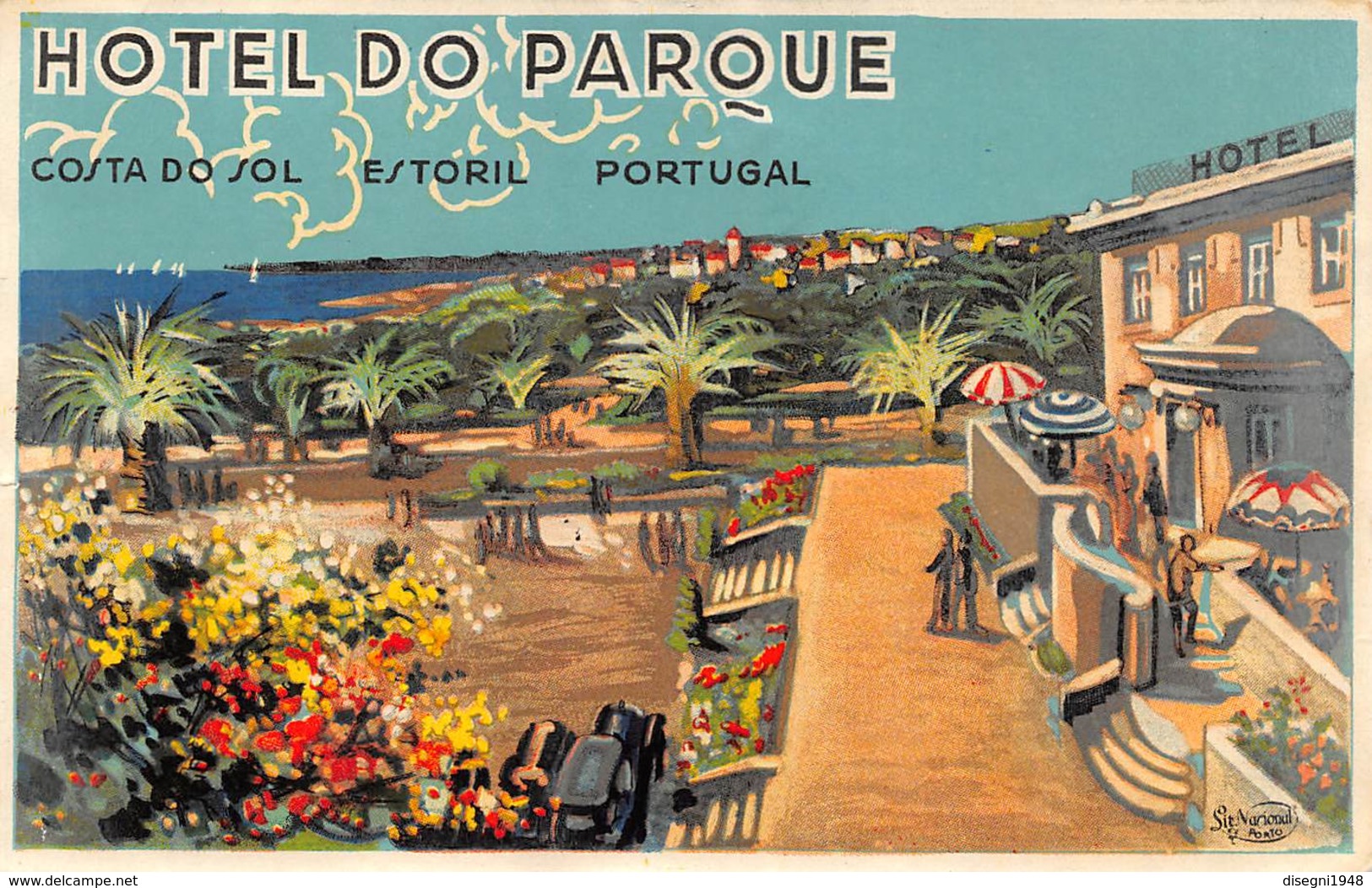 07402 "HOTEL DO PARQUE - COSTA DO SOL - ESTORIL - PORTUGAL" ETICH. ORIG. LABEL - Hotel Labels