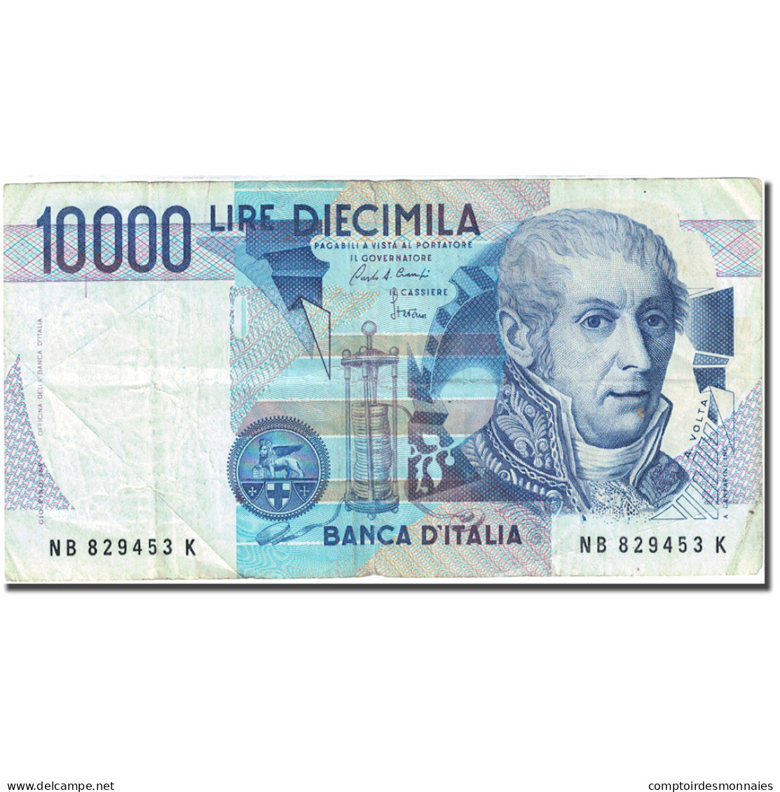 Billet, Italie, 10,000 Lire, 1982-1983, 1984-09-03, KM:112a, TB - 10000 Lire