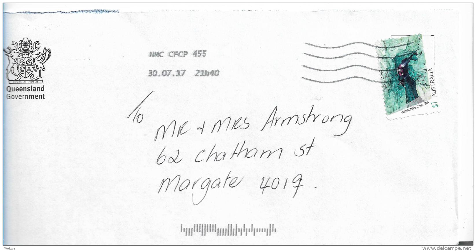 Bi515 / Australien, Weebubbi Höhle  L 2017 - Storia Postale