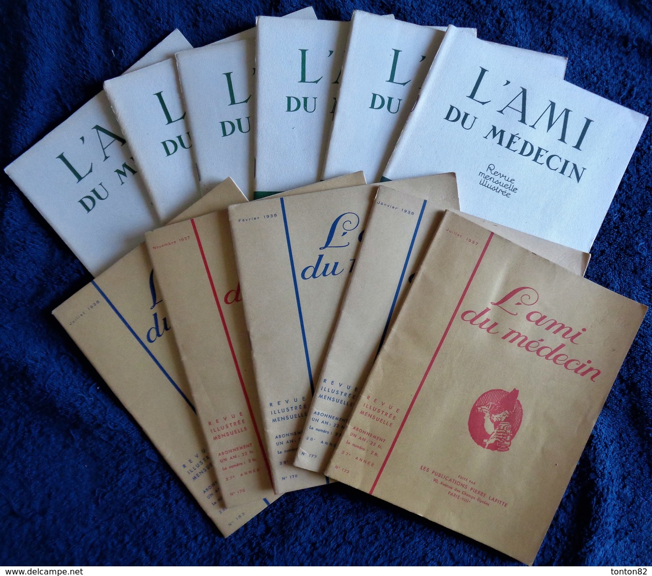 L'Ami Du Médecin ( Récits ) - Lot De 11 Numéros - ( 1937 à 1941 ) . - Lotti E Stock Libri