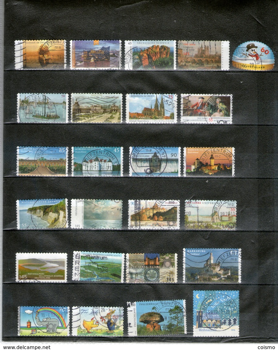 ALLEMAGNE: LOT DE 70 TIMBRES RECENTS - Autres & Non Classés