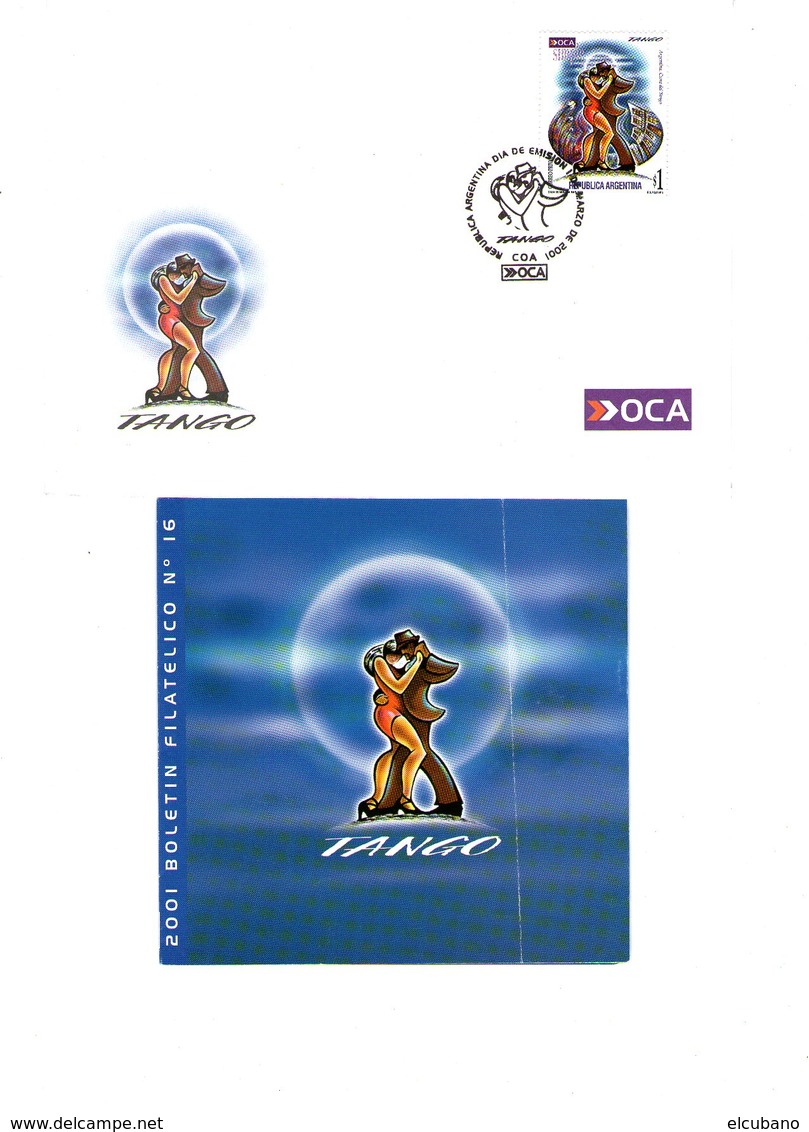 Argentina FDC Tango OCA - FDC