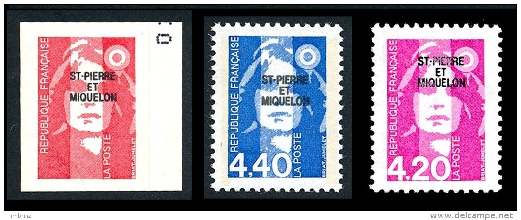 ST-PIERRE ET MIQUELON Année complète 1993 - Yv. 572 à 591 ** MNH  Faciale= 11,24 EUR - 20 timbres  ..Réf.SPM11465