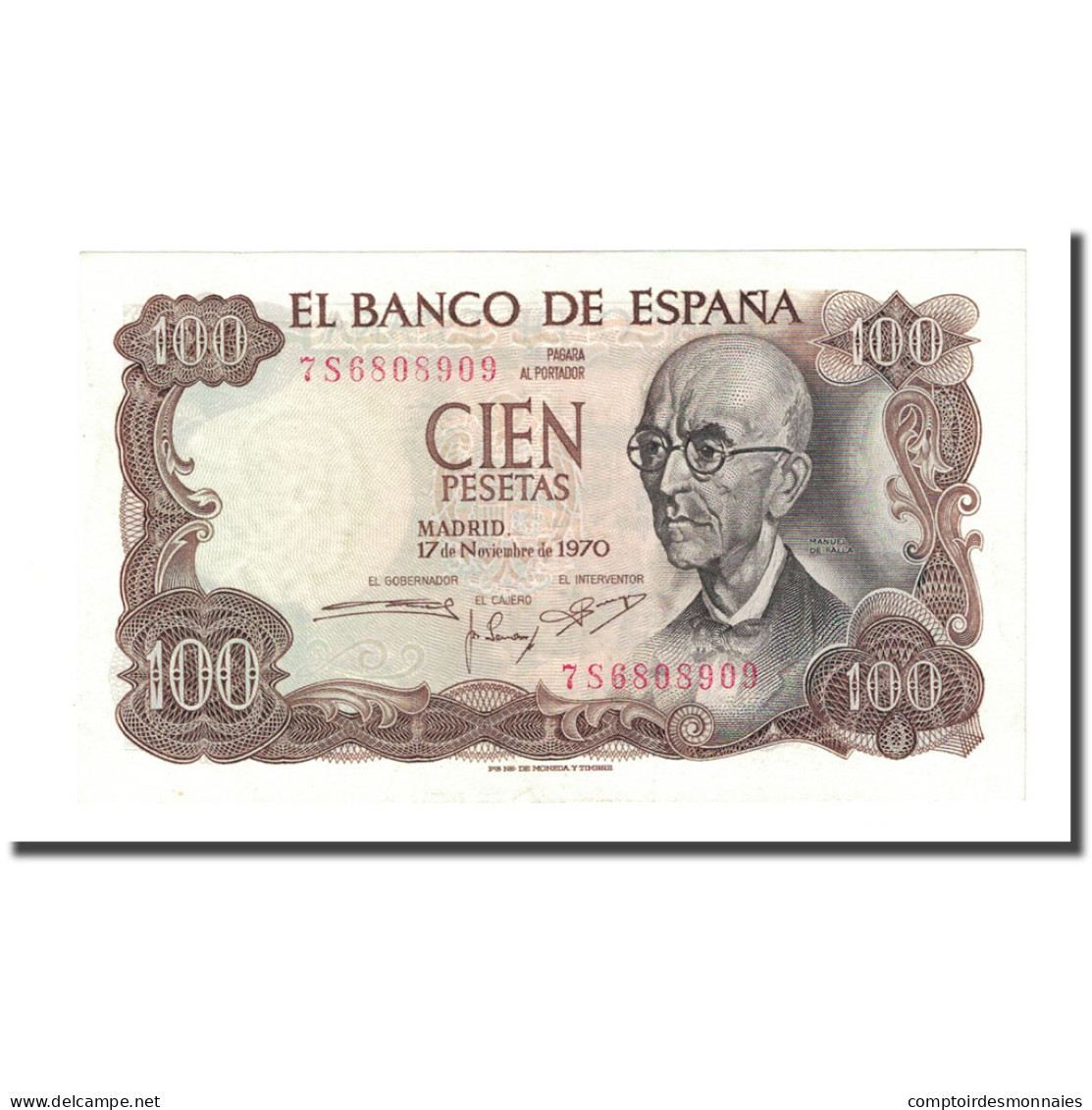 Billet, Espagne, 100 Pesetas, 1970-11-17, KM:152a, NEUF - 100 Pesetas