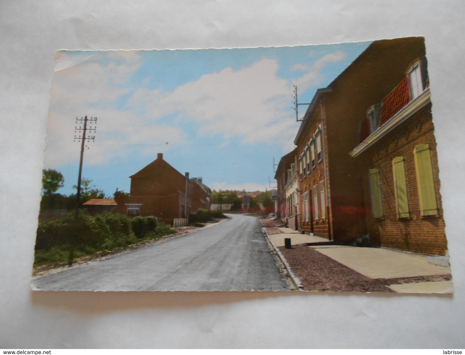 D . 59 - Boeschépe (nord) La Rue De Bailleul Au Fond , Le Sacré Coeur - Autres & Non Classés