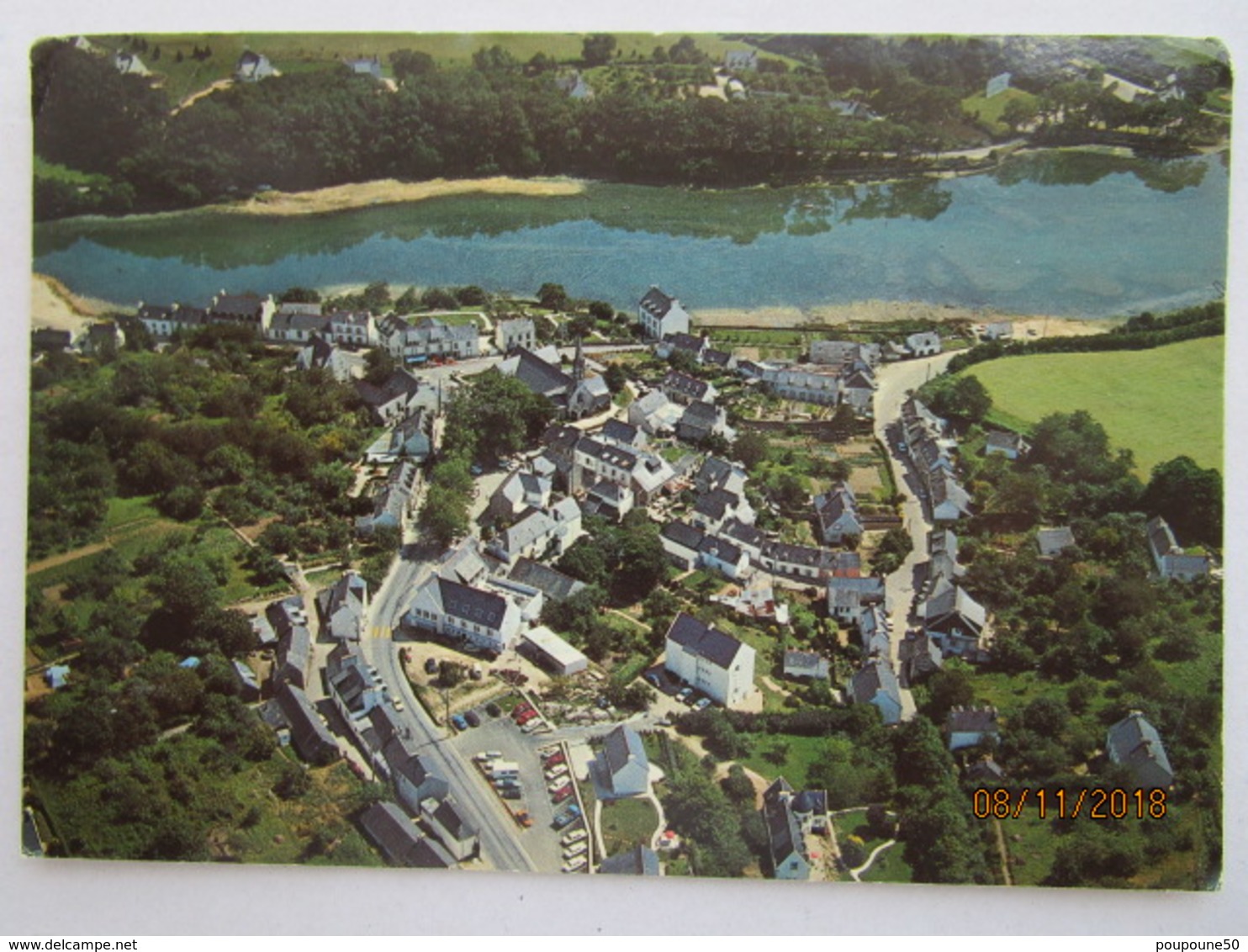 CP 29 Entre Bénodet Et Concarneau  La Rivière  Et Le Bourg De La Forêt  Fouesnant  1975 - La Forêt-Fouesnant