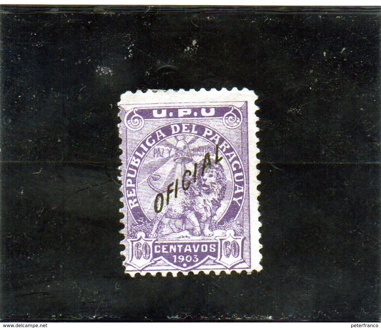 B - 1903 Paraguay - Stemma - Soprastampato - Paraguay