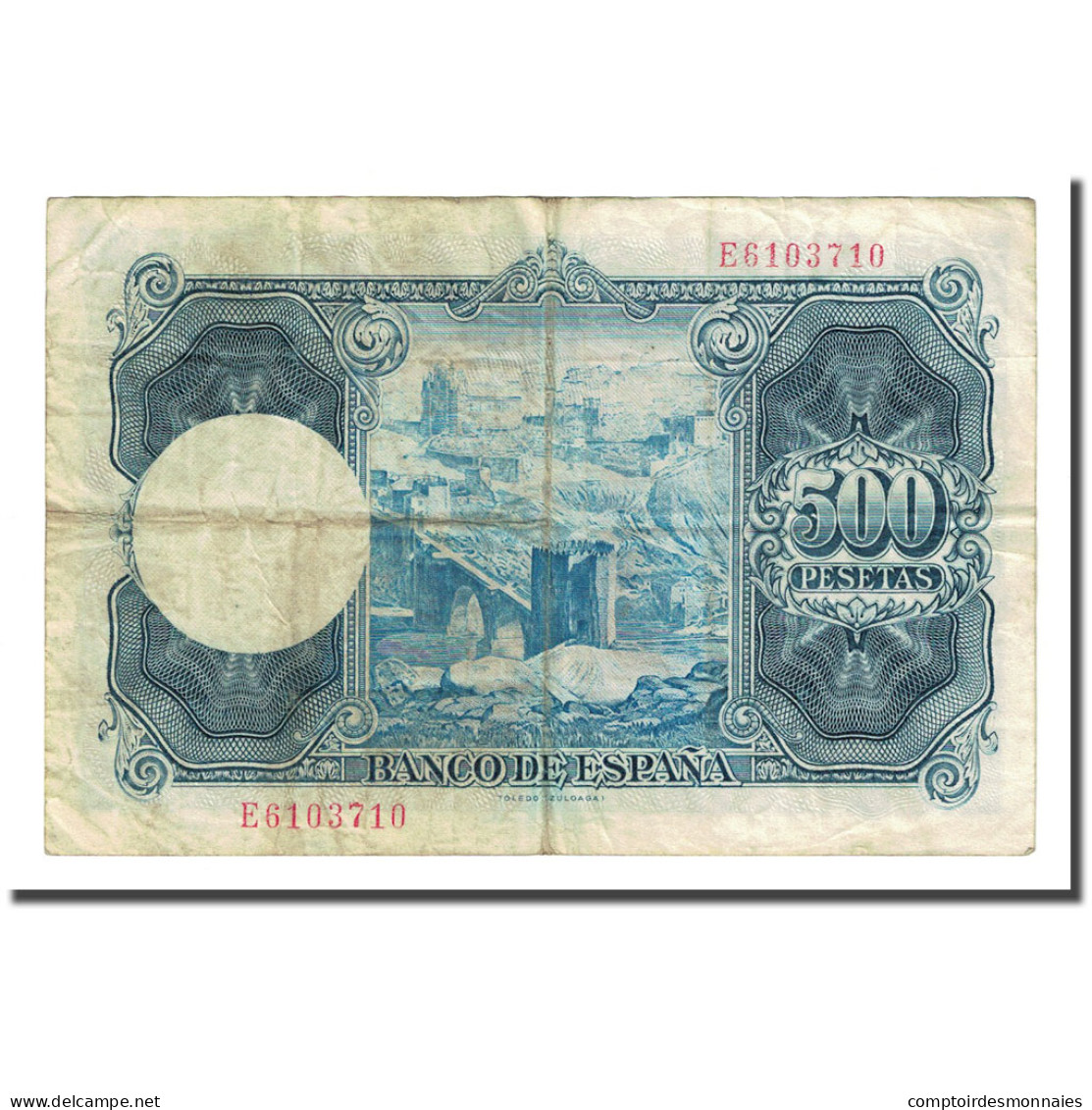 Billet, Espagne, 500 Pesetas, 1954-07-22, KM:148a, TB - 500 Pesetas