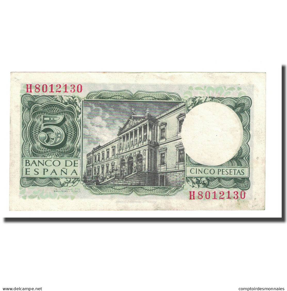 Billet, Espagne, 5 Pesetas, 1954-07-22, KM:146a, SUP - 5 Peseten