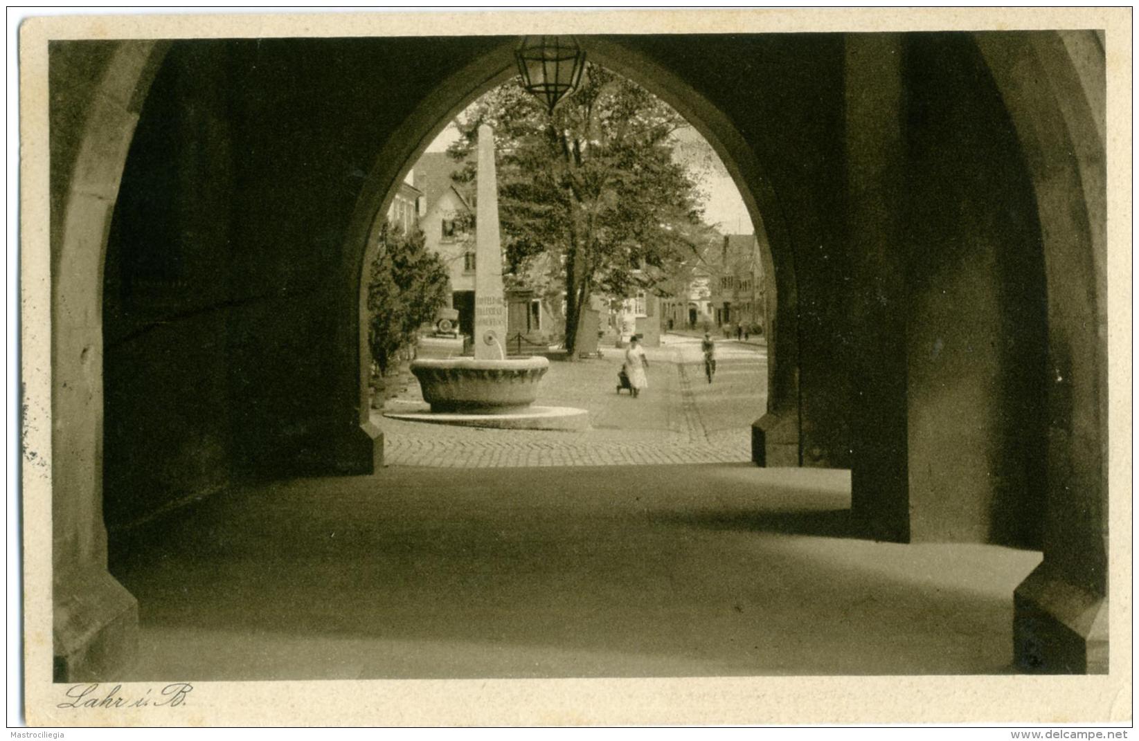 GERMANIA  BADEN-WURTTEMBERG  LAHR I. B.  Blick Vom Rathaus Auf Den Urteilsplatz - Lahr