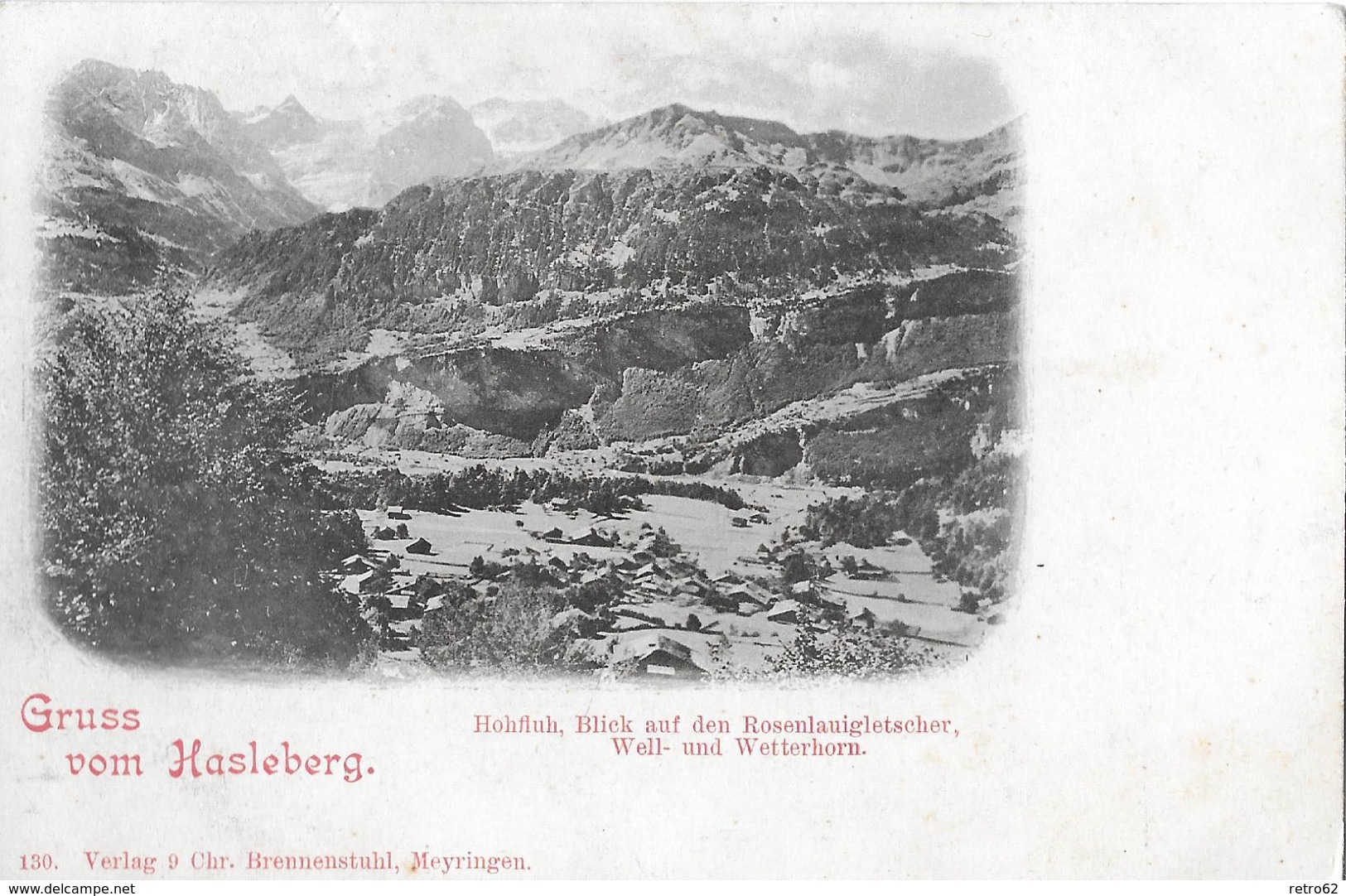 GRUSS VOM HASLEBERG → Alter Lichtdruck Ca.1900 - Hasle Bei Burgdorf