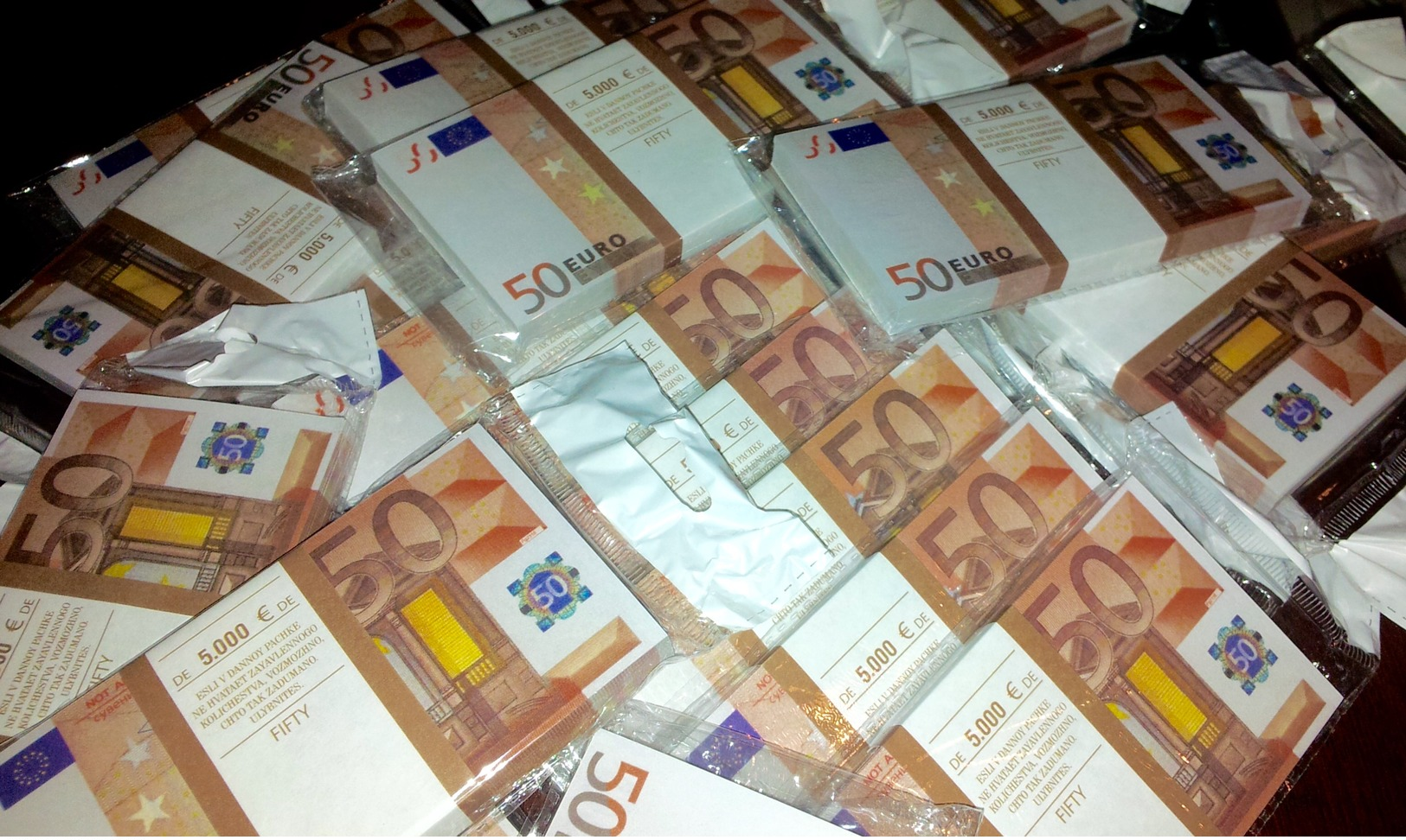 EURO.SOUVENIR BANKNOTE 50 Euro, 1 Package (SIZE:135*70mm#95~100pc)NEW. - 50 Euro