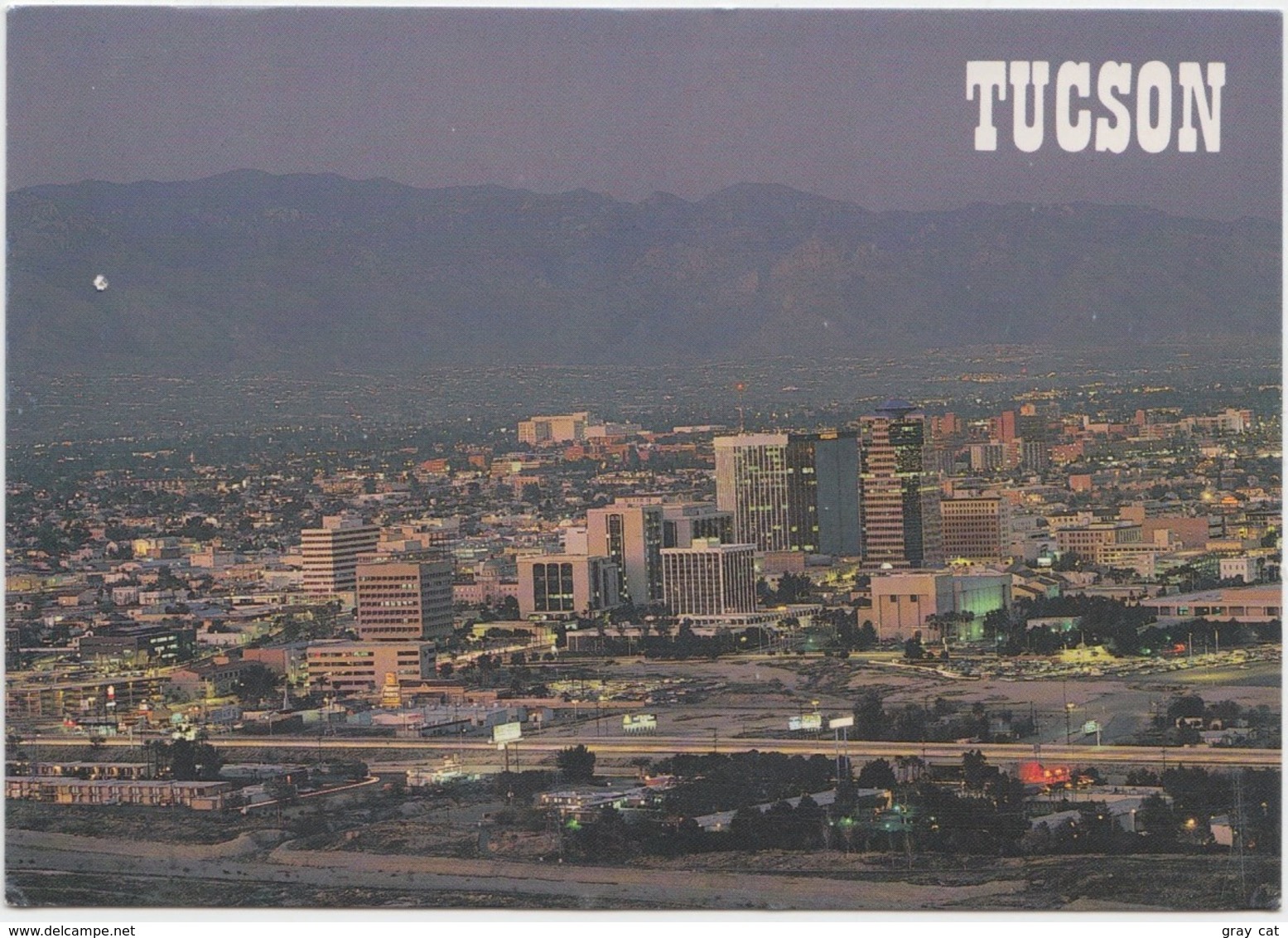 TUCSON, Arizona, At Sunset, Used Postcard [21715] - Tucson