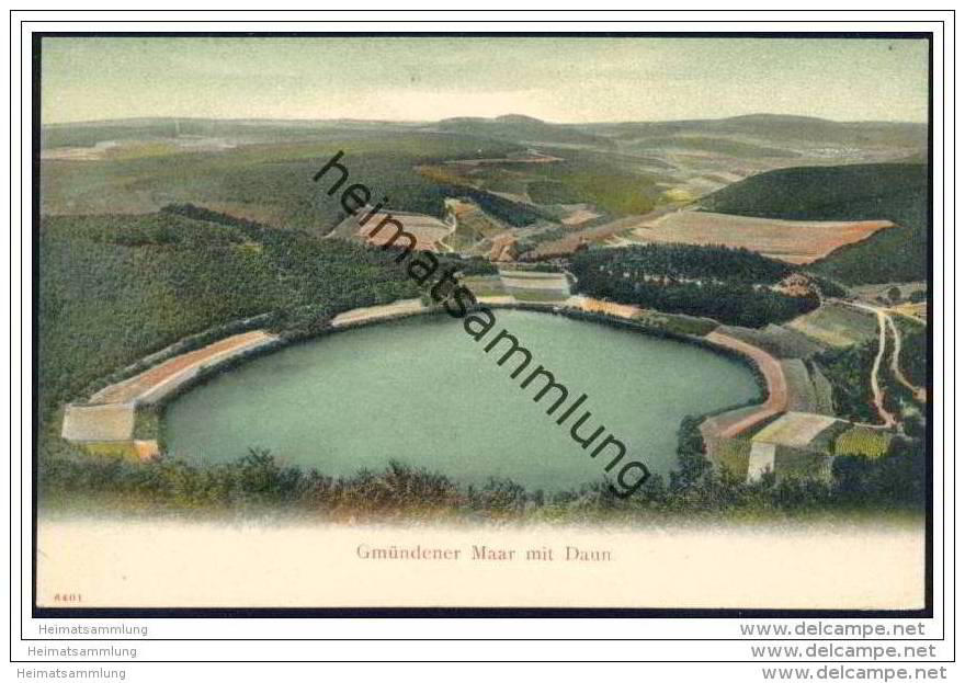 Gemündener Maar Mit Daun Ca. 1905 - Daun