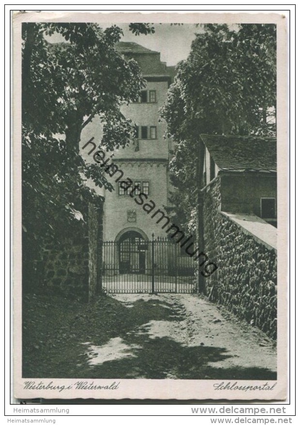 Westerburg Im Westerwald  - Schlossportal - Westerburg