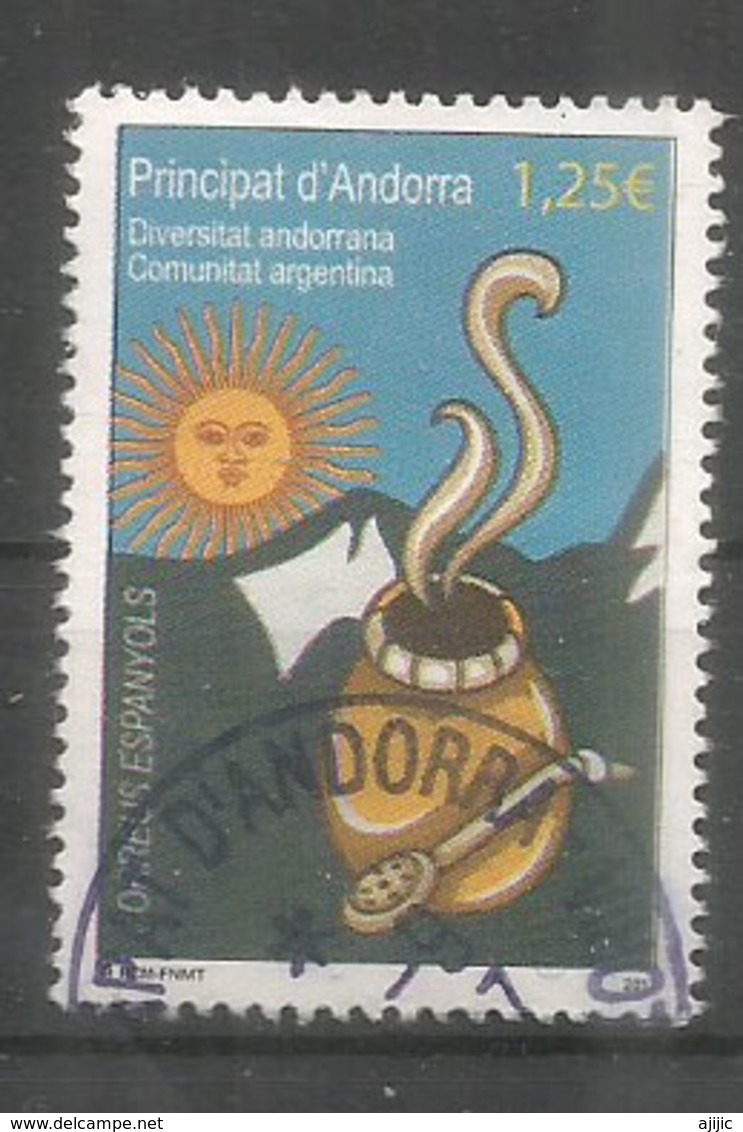 ANDORRA. Diversité Andorrane. Communauté Argentine. Un Timbre Oblitéré 1 ère Qualité - Used Stamps