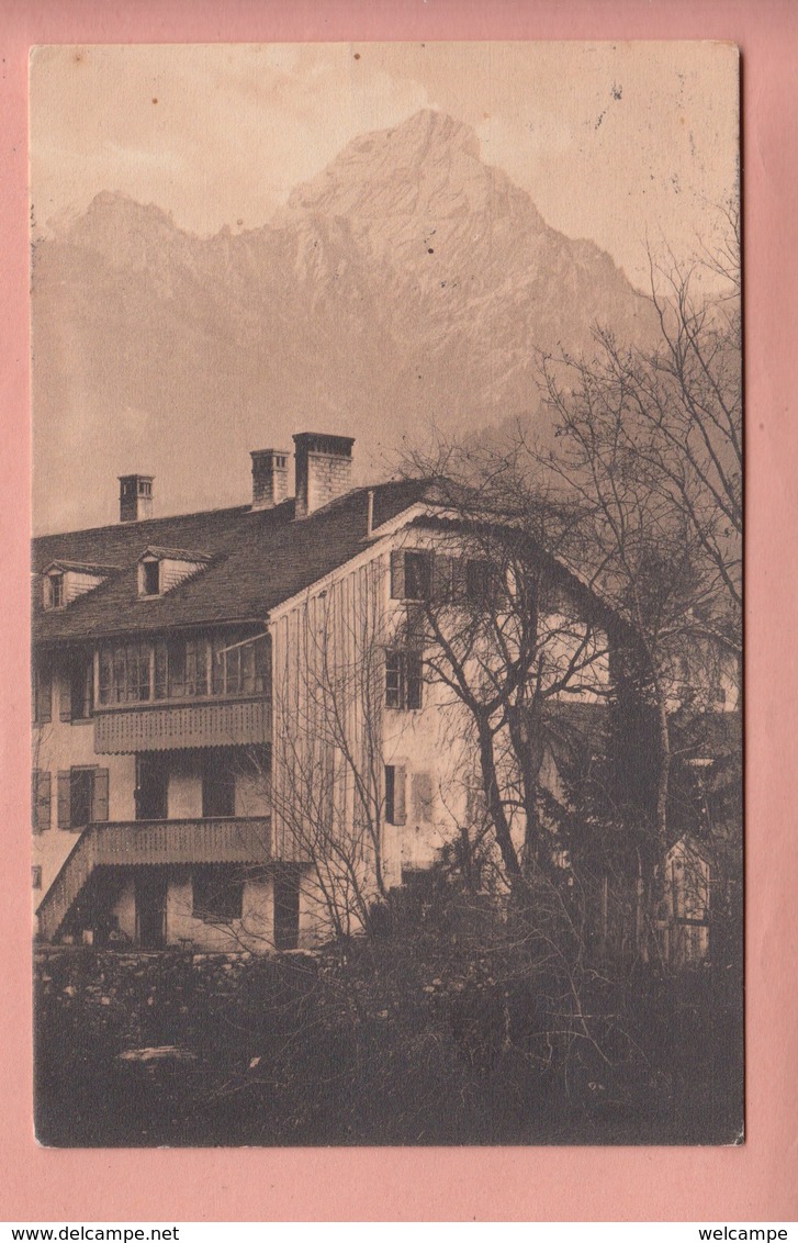 OUDE POSTKAART ZWITSERLAND  -  SCHWEIZ - SUISSE -   CHATEAU-D'OEX 1924 - Altri & Non Classificati