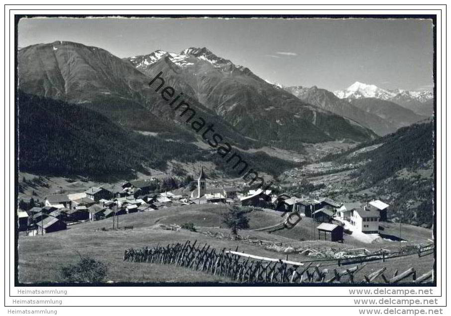 Bellwald - Weisshorn - Foto-AK - Bellwald