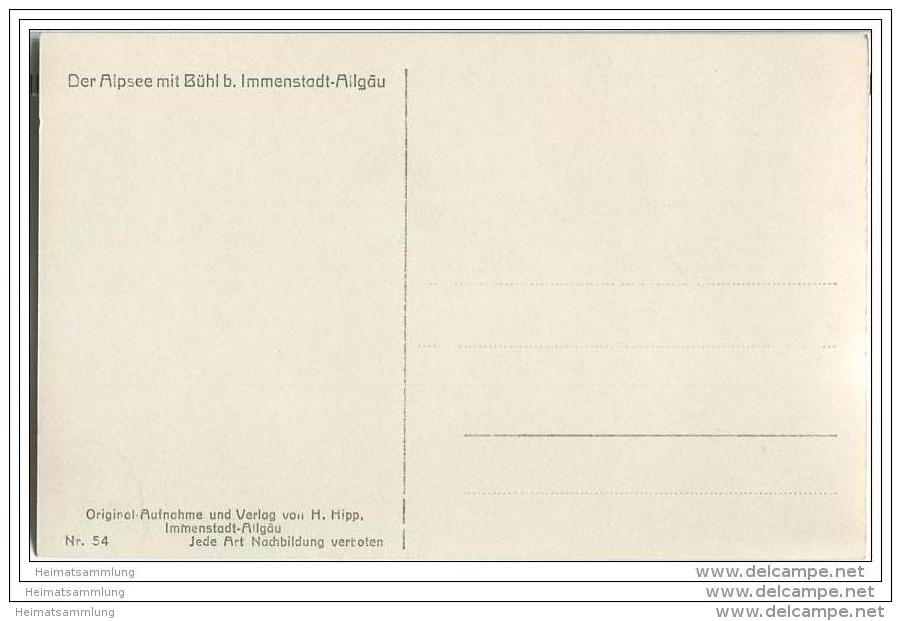 Immenstadt-Bühl Am Alpsee - Foto-AK - Immenstadt