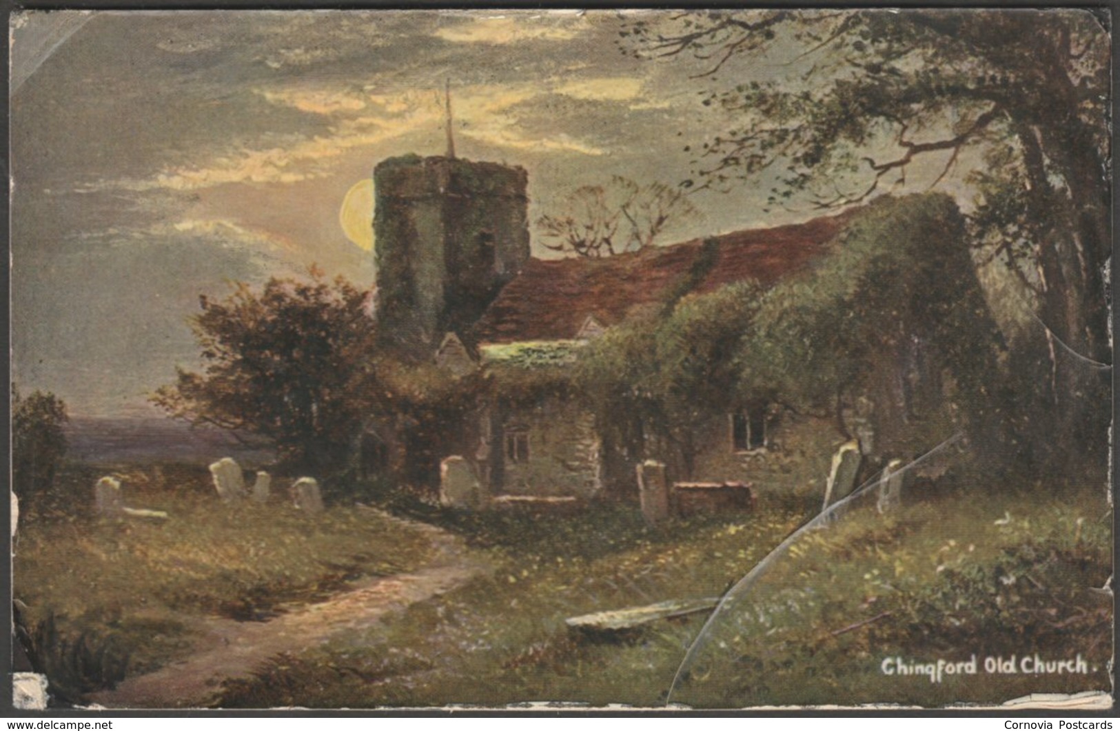 Chingford Old Church, Essex, 1907 - Hildesheimer Postcard - Other & Unclassified