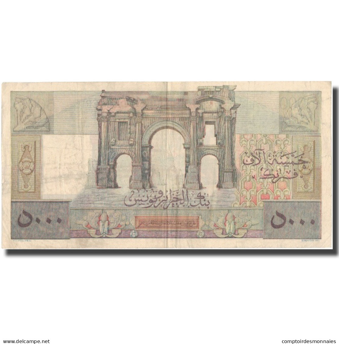 Billet, Algeria, 5000 Francs, 1950, 1950-09-01, KM:109a, TB+ - Algeria