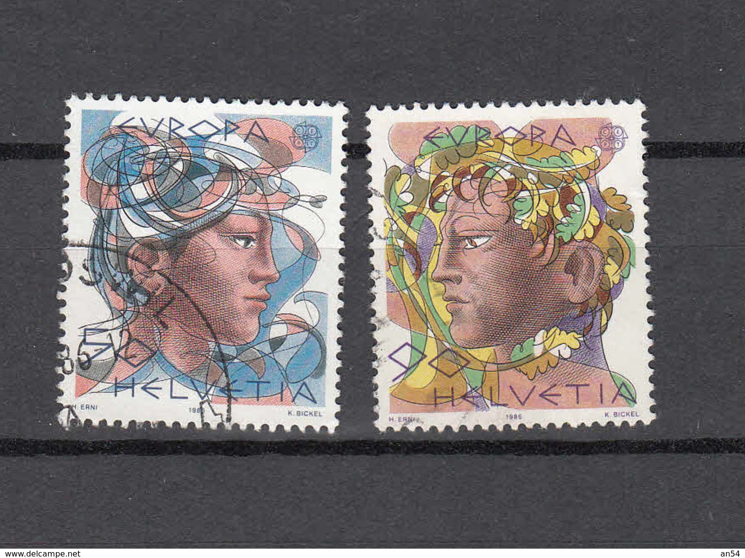 1986    N° 725 - 726  OBLITERES      CATALOGUE  ZUMSTEIN - Used Stamps