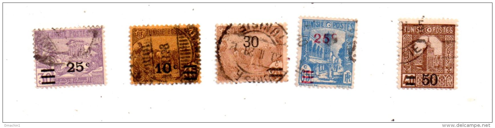 Tunisie -un Petit Lot De Timbres, - Voir état - Tunisie (1956-...)